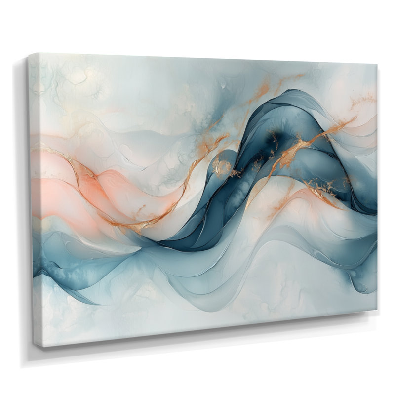 Octavus - Abstract Large Wall Art, Toile tendue sur cadre, H 12 po x l 20 po, Ne s’applique pas