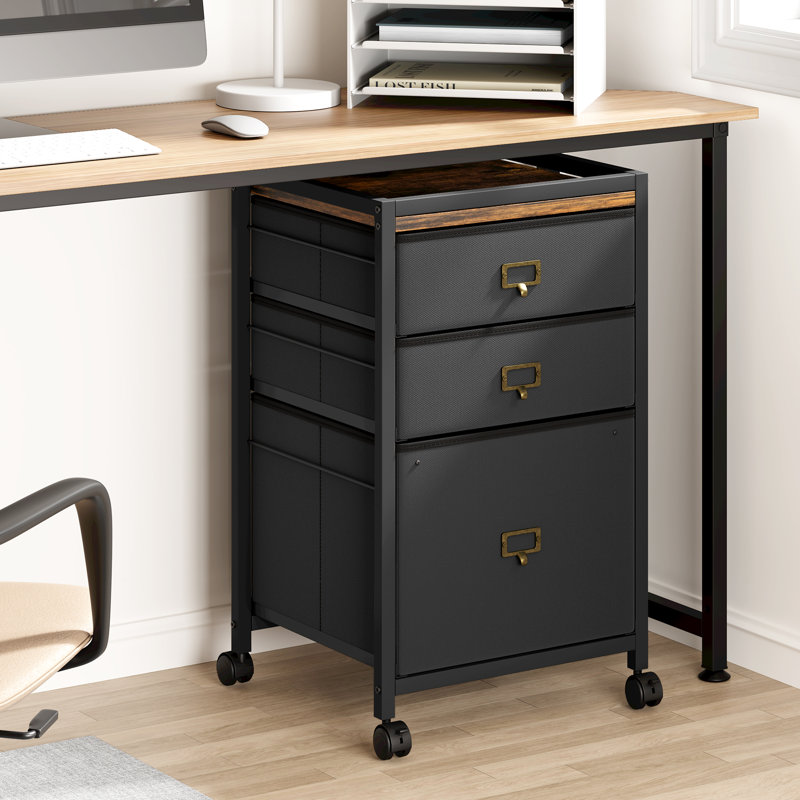 40cm Wide 3 -Drawer Steel File Cabinet