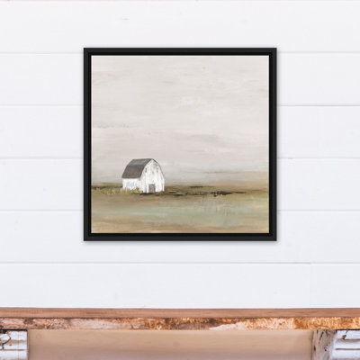 " Barn in Fog " Painting