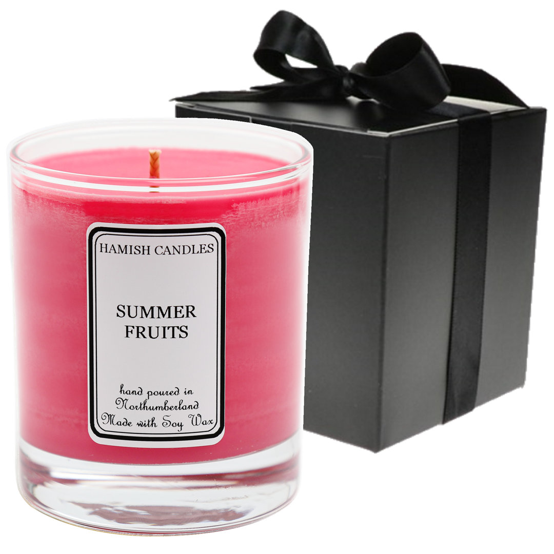 Soy Wax Summer Fruits Scented Jar Candle