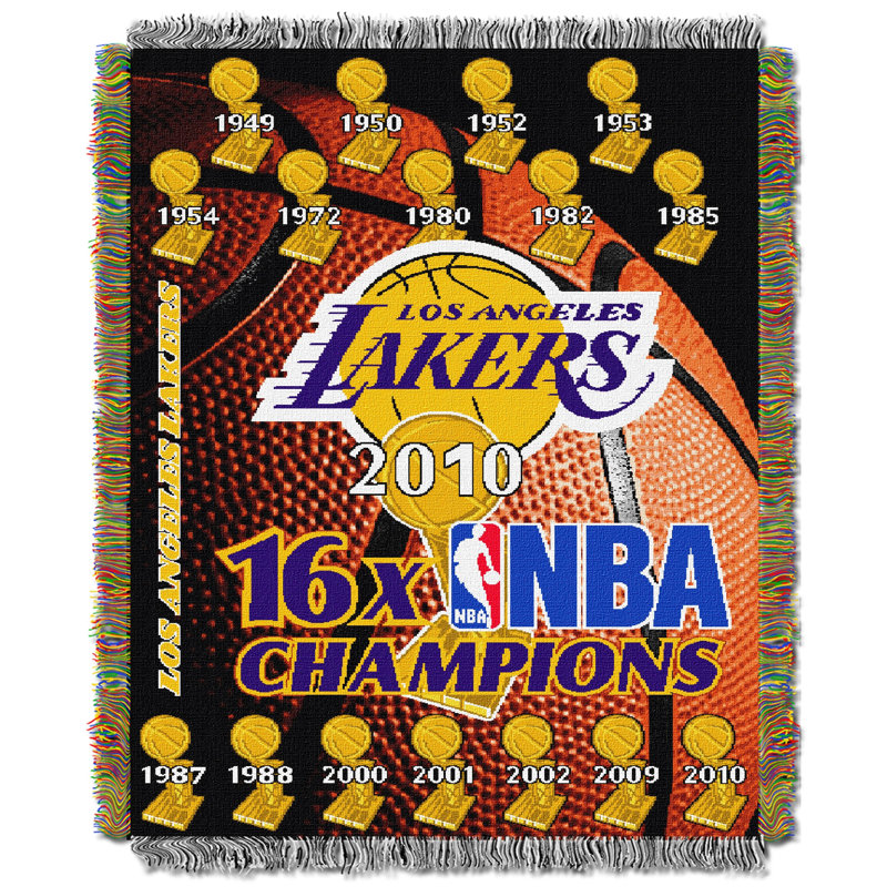 Jet de tapisserie NBA Los Angeles Lakers