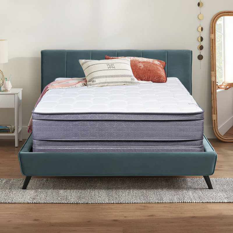 Matelas avec sommier blanc de 12 po White Noise, Double