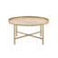 Table basse à plateau rond