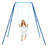Gymax Iron Swing Set Swing(s)