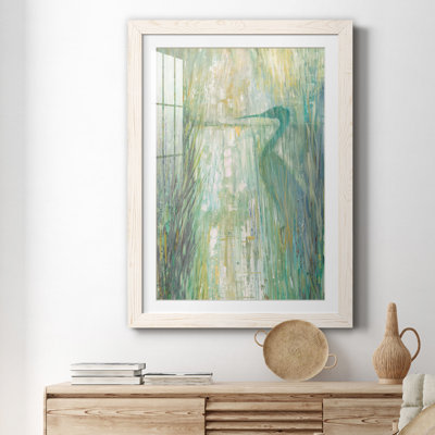 Morning Egret II - peinture encadrée