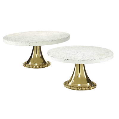 Présentoir à gâteaux 2 pièces