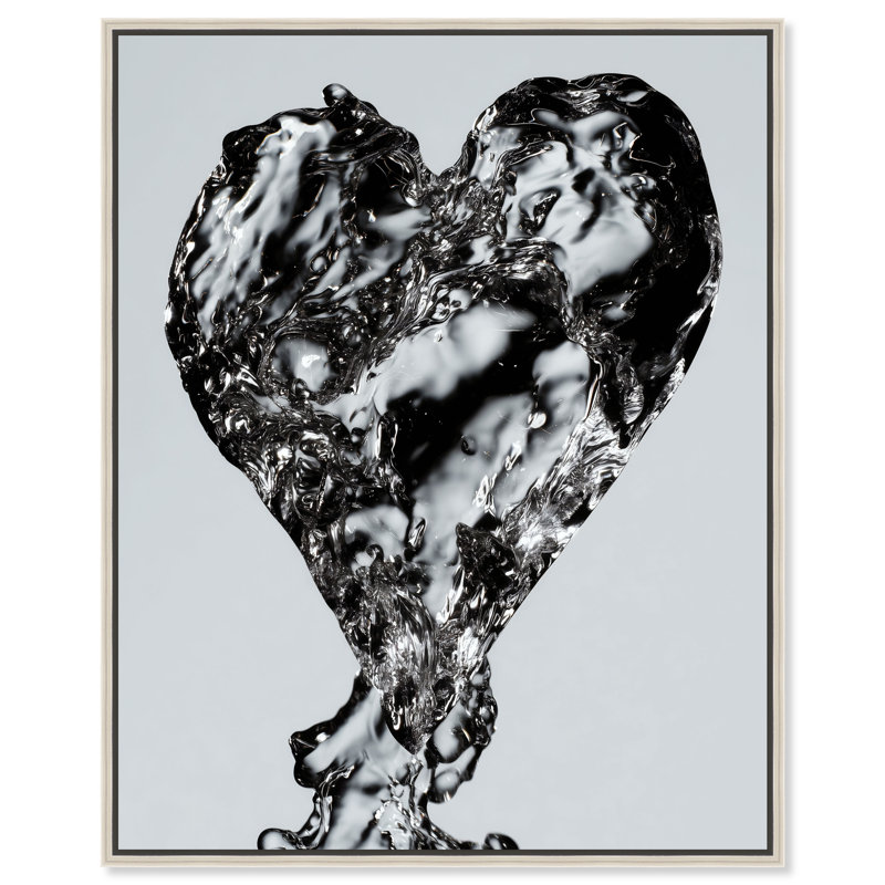 Mercury Love Print by Oliver Gal, 17"H x 21"W, Silver Floater Frame