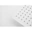 Tête de douche à pluie en acier inoxydable 304 pour salle de bain - haute avec buses autonettoyantes, blanche, 8 po x 8 po, cascade autonettoyante de 2,4 lb, 8 po x 8 po