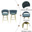 Stool Set Of 2,Legs Barstools No Adjustable Kitchen Island Chairs,360 Swivel Bar Stools-1226156777-1226156779