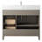 42 Single Bathroom Vanity with Top-95973296