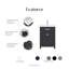 Ensemble de meuble-lavabo espresso 24 po avec robinet simple chromé moderne Gaget-1113332340-1113332341