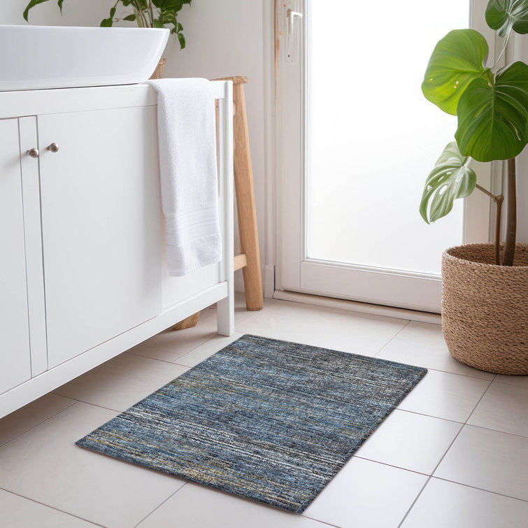 Premium Machine Washable Mayfield Blue Rug