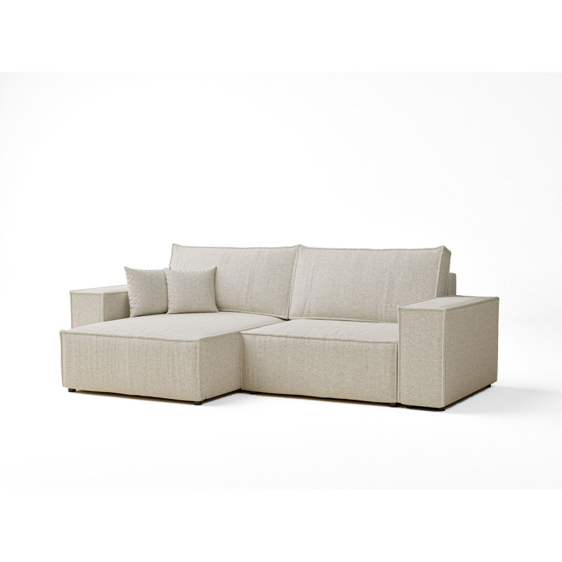 3 Seater Corner Sofa, Left Hand Facing, Ivory