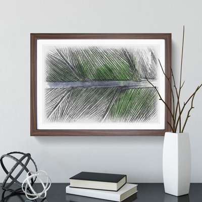Leaf Detail - Picture Frame Drawing