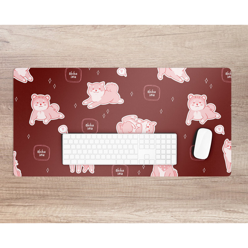 Polyvinyl Chloride (PVC) Desk Pad, 0.1cm H x 120cm W x 60cm D
