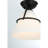 1 LT Ceiling Light in Matte Black-308220302-308220299