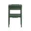 Table de chevet 1 tiroir Foley Vintage Green avec poignée dorée et tablette inférieure-219926731