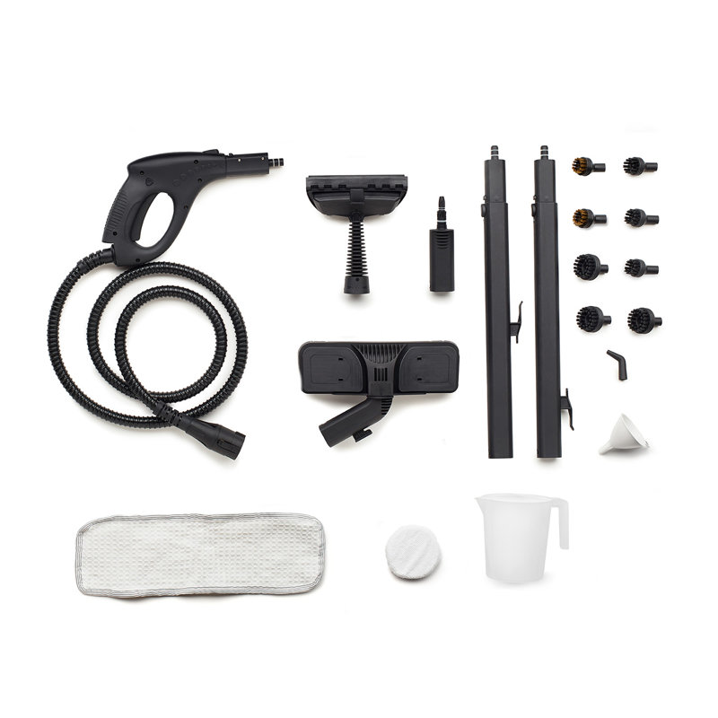 Brio 220CC White and Blue Canister Steam Cleaner with Accessory Kit