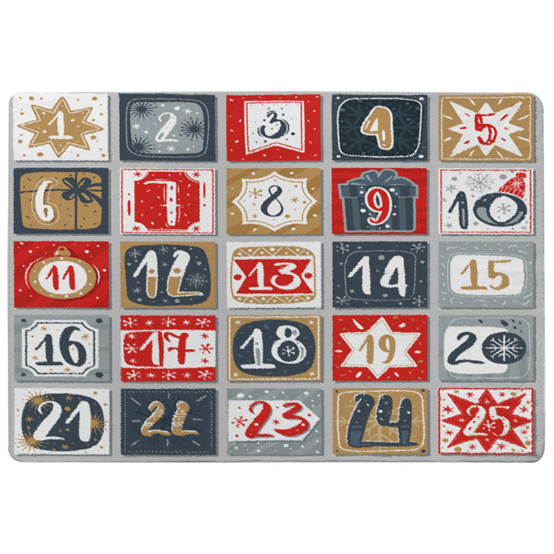 Templeton Geometric 60cm X 110cm Area Rug