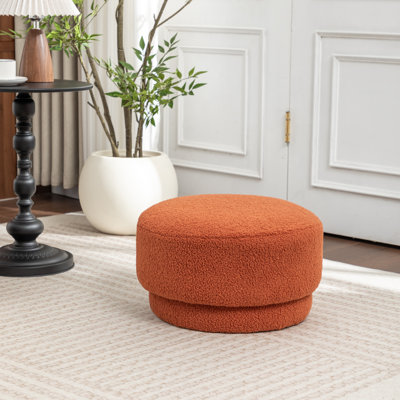 Round Upholstered Ottoman