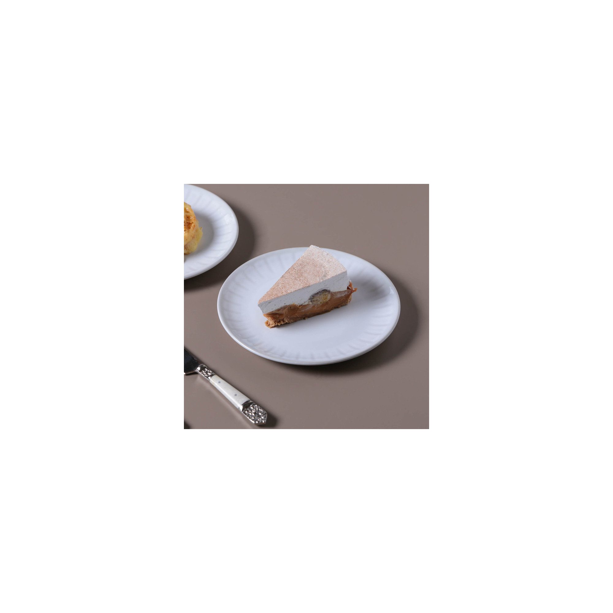 Coup Stoneware Magari Dessert Plate, Pearl
