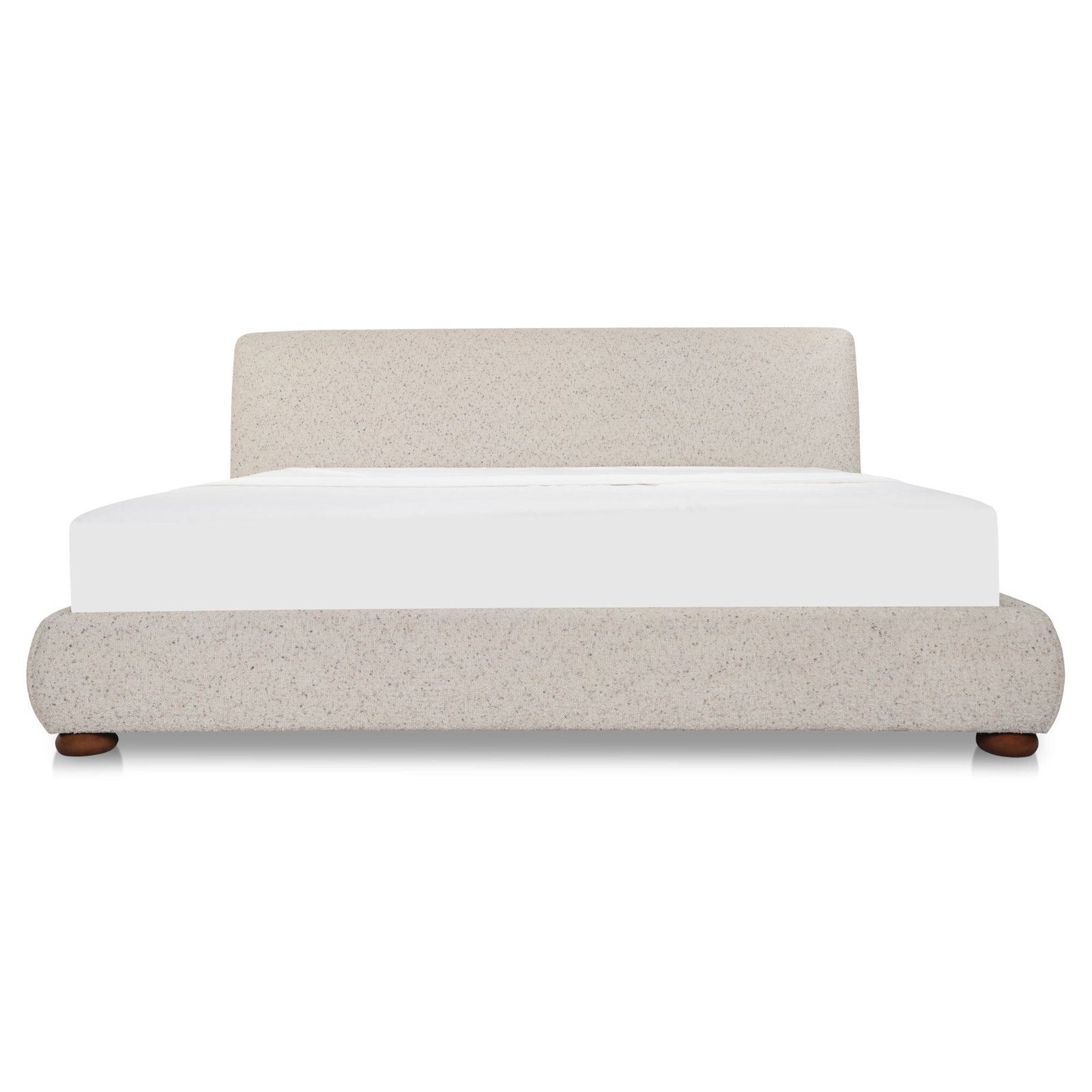 Gonzales Storage Bed Speckled, Gray, King