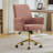 Mid-Back Liftable Office Chair, Striped Fabric, And Ergonomically Designed, Is An Excellent Choice For Working, Studying Or Relaxing. The Mid-Back Design Provides A Better Sitting Experience.Pink-933280474