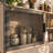 59" Wide Kitchen Pantry Cabinet with 3 Drawers and Open Shelves-566217544