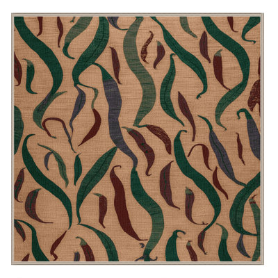 Washable Dragon Tongue Beans Vegetables Area Rug