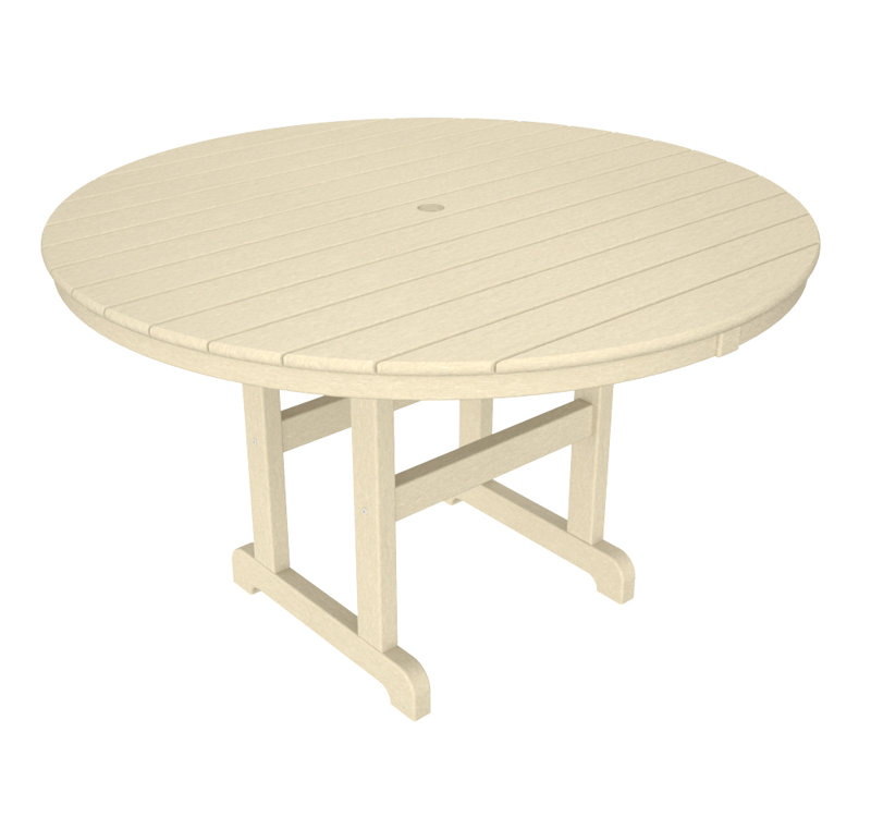 Table de salle à manger POLYWOOD, Sable, 36 po