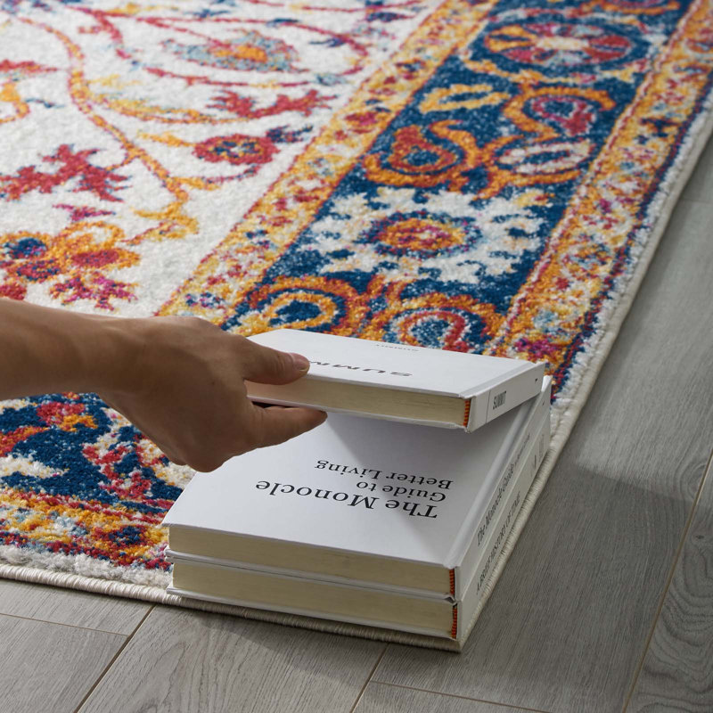 Samira Multicolored Vintage Floral Persian Medallion 8' x 10' Area Rug