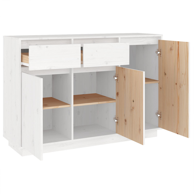 Candler 110cm Sideboard, White