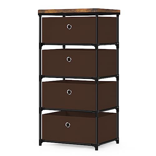 Rangement à tiroirs, armoire étroite avec tiroirs, tour verticale peu encombrante pour placard, salle de bain, bureau, chambre à coucher