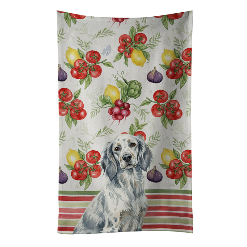 Serviette de cuisine Blue Belton, Blue Belton English Setter
