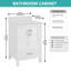Ensemble de meuble-lavabo simple 24 po Ravis