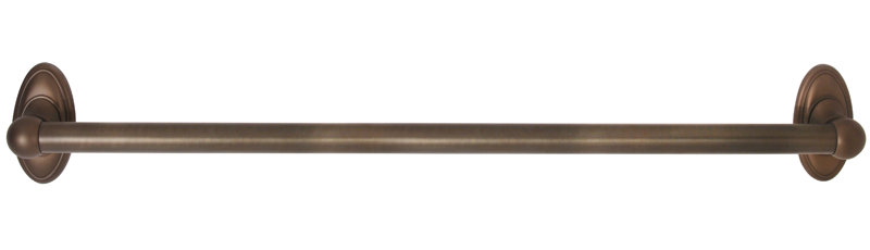 Classic Traditional 19.75'' Grab Bar, Chocolate Bronze, 24"
