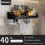 Wall Mounted Required Stainless Steel Spice Rack