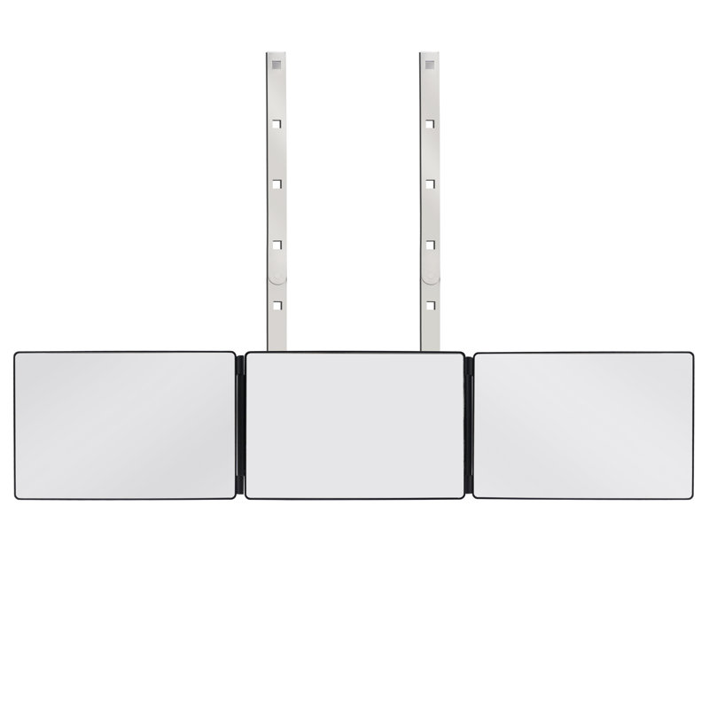 Onondaga Flat Wall Mirror with Hooks