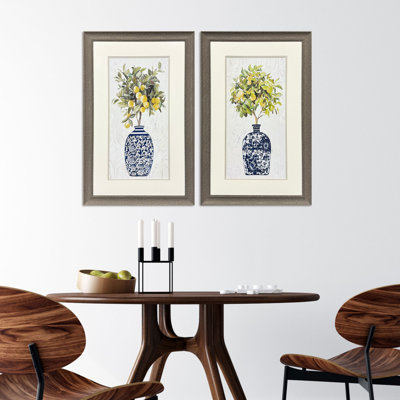 «Lemon Tree Pot», ensemble de 2 encadrées