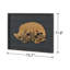 Rustic Floral Hedgehog Wood Wall Decor