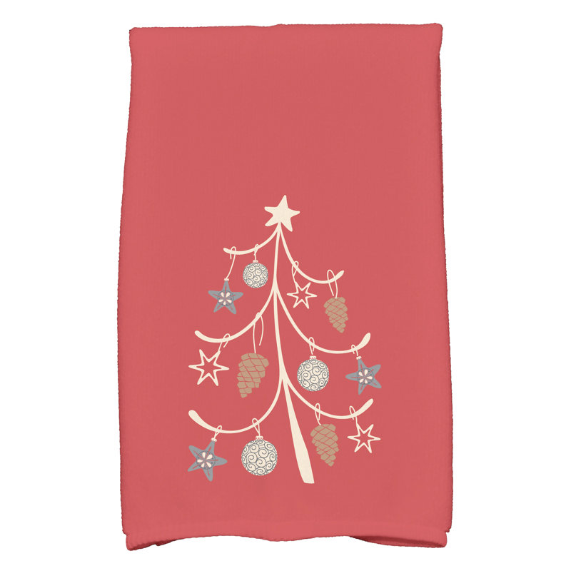 Springville Tea Towel Kitchen Towel, Orange