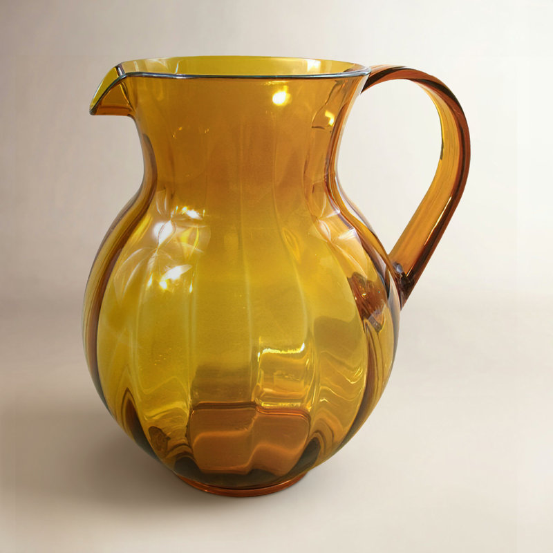 Classic Pitcher 90oz Shatterproof Pitcher, Amber