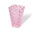 Vases de table en verre rose Pyramid