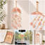 Décoration suspendue en cristal avec motif d'arbre de vie rose