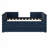 Twin Size Upholstered Daybed with Trundle and 3 Storage Drawers, Chenille Fabric-175828676