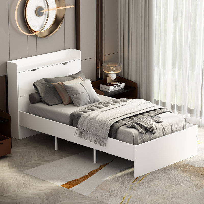 Twin Bed With Headboard