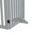 Tucker Murphy Pet™ 80" Extra Wide Freestanding Pet Gate Dog Barrier Folding Safety Fence With 4 Panel Support Feet For Doorway Stairs Light Grey