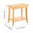 Shower Stool With 330 Lbs Load - Bearing, Rot Proof Coating, Adjustable Rubber Foot Pads, Slatted Design For Quick Drying 19.1 X 11.3 18.3 Inches Bench, Rust 304 Stainless Steel Screws, Capacity,