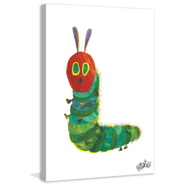 Eric Carle Rainbow Butterfly Art Print on Premium Canvas