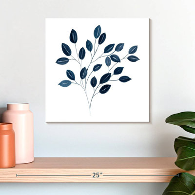 Harnek Navy Leaves I